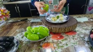 ДОЛМА из БАКЛАЖАНОВ, ПОМИДОРОВ И БОЛГАРСКОГО ПЕРЦА Азербайджанская Кухня Деревенская Кухня  Рецепты