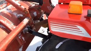 Mitsubishi MT165 Японский мини трактор с фрезой от kotamoto