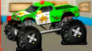 МОНСТР ТРАК. Ремонт и мойка мультик. МОНСТР ТРАК в Суперавтосервисе. Monster Trucks