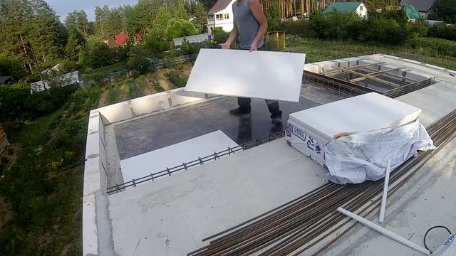 Монолитный участок под лестничный проём. смотреть онлайн