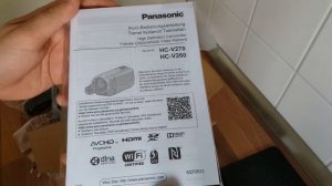 Анбоксинг Panasonic HC-V270 Camcorder первые впечатления. Влог.