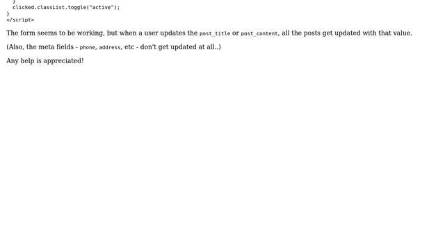 Wordpress: Frontend form with multiple posts смотреть онлайн
