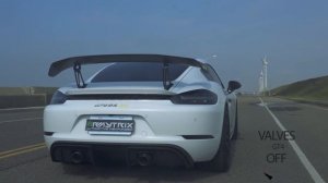 Pure Exhaust Sound! | Porsche 718 Cayman GT4 w/ Armytrix Full Valvetronic Exhaust System