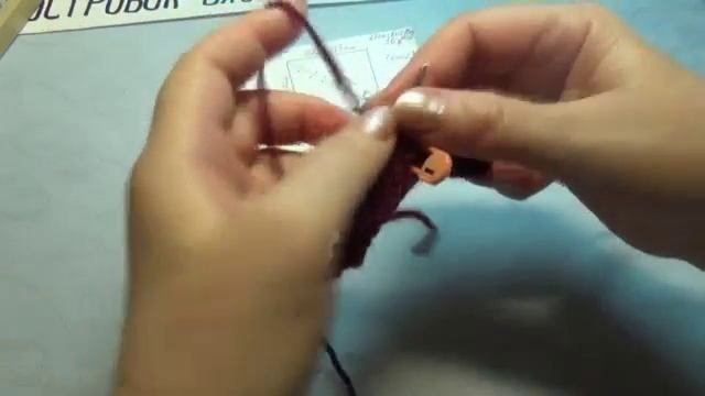 #457 ТАПОЧКИ ОДНИМ ПОЛОТНОМ,СВЯЗАННЫЕ ОТ МЫСКА. МАСТЕР КЛАСС.