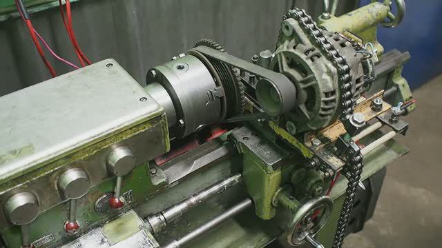 Стенд для проверки автомобильных генераторов на основе токарного станка ТВ4