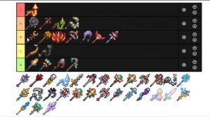 TIER LIST DE ARMAS DE SUMMONER NO TERRARIA - 1.4.3.6