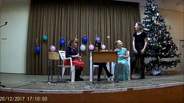Новый год 2018 - Зимний бал - 7 А - Сценка День рожденье в Новый год смотреть онлайн