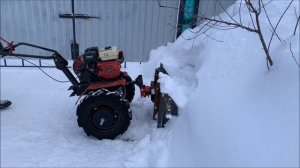 Совок для мотоблока))). Мотоблок МБ1 Ока.