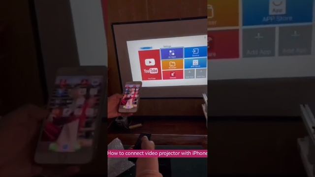 How to connect your iPhone with a video projector
