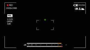 футаж камера запись на чёрном фоне