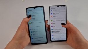 Сравнение Samsung A12 и Samsung A22
