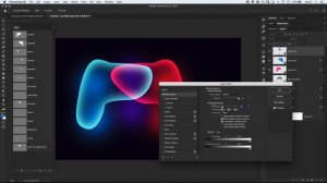 ADVANCED: Glowing PS4 Controller Photoshop CC 2018