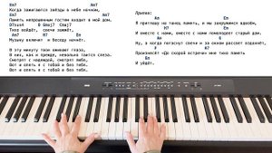 “Память” Игорь Тальков. Фортепиано урок.