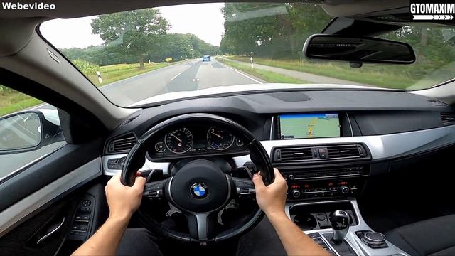 2017 BMW series 5 F10 520d xDrive - POV TEST DRIVE смотреть онлайн