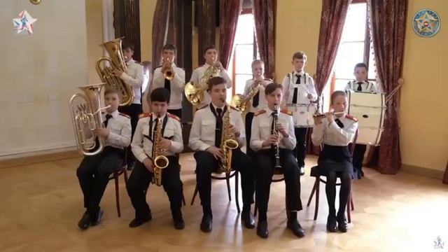 М. Блантер  "Катюша", исполняет ансамбль духового оркестра "Виртуозы", руководитель Р. Костомаров.