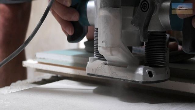 Делаем заводской стык гипсокартона. Фрезеровка торцов гипсокартона. Отсутствие строительной пыли! смотреть онлайн