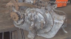 Старинный двигатель мотоцикла