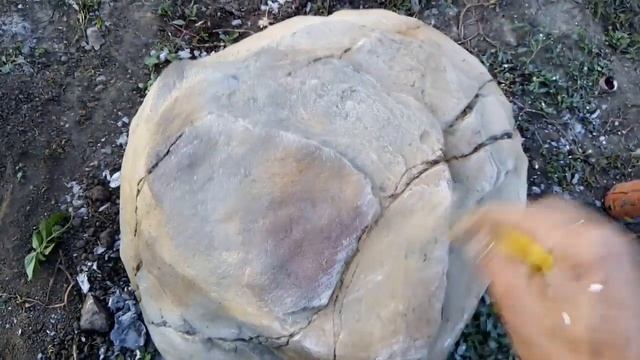 Как покрасить камень в натуральный цвет смотреть онлайн