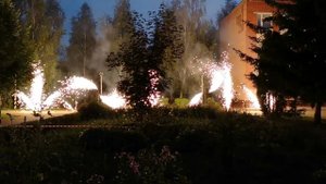 Наземный фейерверк. Выпускной