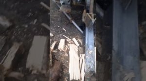 Самодельный дровокол из редуктора вариант2