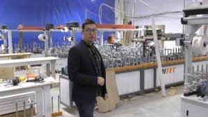 Линия окутывания /производство дверей и погонажа