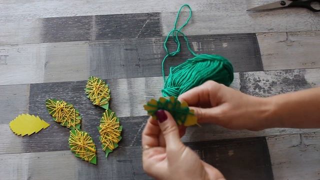 Осенние поделки. Ёжик из ниток и картона своими руками. Детские поделки. смотреть онлайн