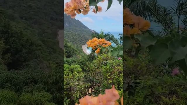 Пляж Сан Рафаэль (playa San Rafael). Сохраняй локацию. Открывается просто безумный вид на Карибы