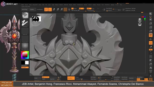 Making a Stylized Battle Axe 3d model and texture  - Tutorial Preview