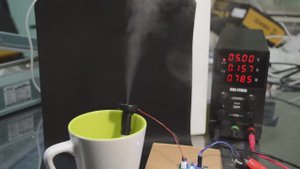 Работа модуля увлажнителя воздуха