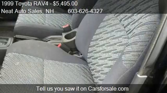 1999 Toyota RAV4 4-Door 4WD - for sale in Manchester, NH 031 смотреть онлайн