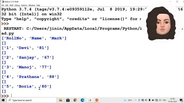 CSV Files in Python - Part 3 - Read & Append