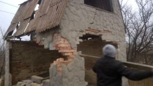 падение дома