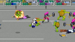 Teenage Mutant Ninja Turtles (1989) Arcade Game 4 Players Co-op