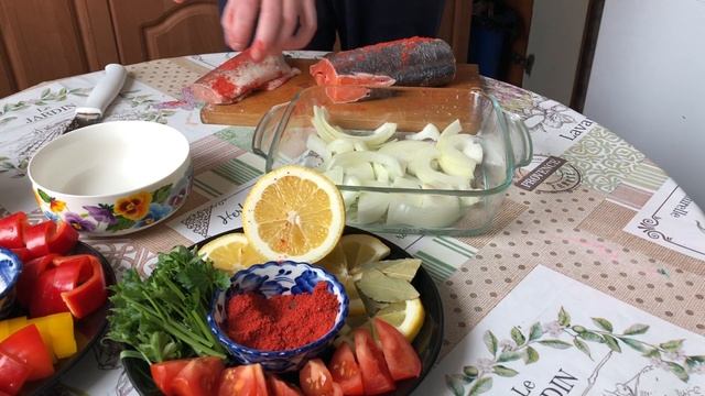 ФОРЕЛЬ запечённая в духовке с Овощами. Простые рецепты от Family fishing как запечь рыбу