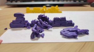 Моя пятая анимация (война человечков) пластилиновая анимация