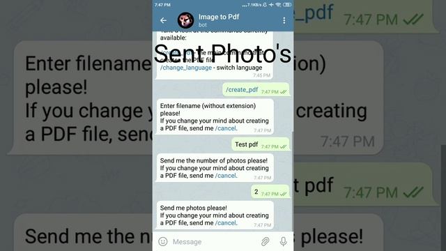 How to use image to pdf telegram bot смотреть онлайн