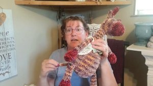 #ThingsWereMakingThursday. May's project of the Month!   Retro  Velvet Gary the Giraffe.