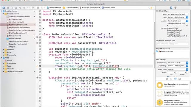 Доработка авторизации скрываем текст пароля, сохраняем пароль и емайл в Keychain смотреть онлайн