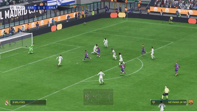 FIFA 24 - FC Barcelona vs Real Madrid Ft NeymarMbappe Champions League Final Match - PS54K 60FPS