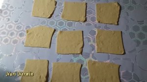 Самса с картошкой  из слоеного дрожжевого теста