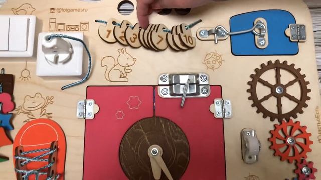 Думаете какой купить Бизиборд? Обзор большой развивающей доски от ЛОЛ геймс смотреть онлайн