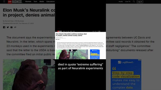 Cases of animal abuse in Neuralink, Elon Musk's company developing BCIs