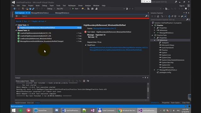 Практика TDD на примере создания утилиты (Unit-tests для тестировищков). C# смотреть онлайн