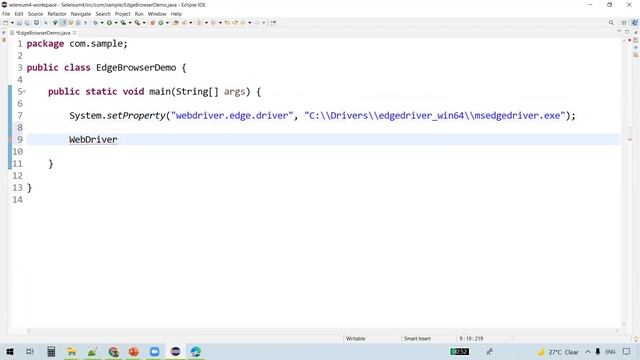 #16 Launching MS Edge Browser Using Selenium WebDriver | Selenium Tutorial for Beginners