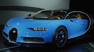 Гиперкар Bugatti Chiron с двигателем W16 