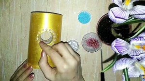 ? ПОДСВЕЧНИК из гипса и пластиковой бутылки своими руками. Инкрустация бисером. DIY Candlestick?