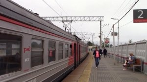 Электропоезд ЭД4М-0003 станция Москва-Каланчёвская