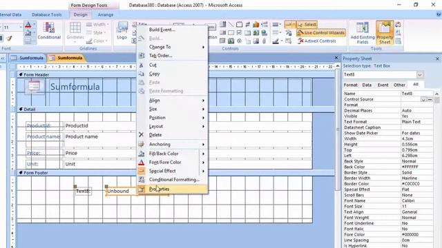 How to multiply using sum formula in form in ms access in hindi and english смотреть онлайн