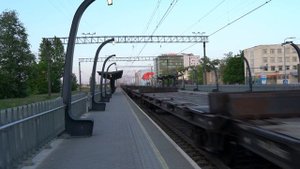 [OPERAIL] Тепловоз Ц36-7и 1545 + платформы на ст. Юлемисте / Operail's GE C36-7i 1545 at Ülemiste