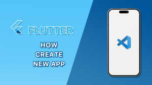 How create new flutter app in VScode